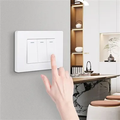 3-компонентний вимикач світла з подвійною пластиною